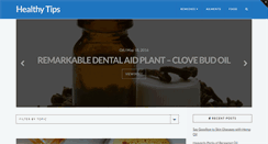 Desktop Screenshot of healthytipswiki.com